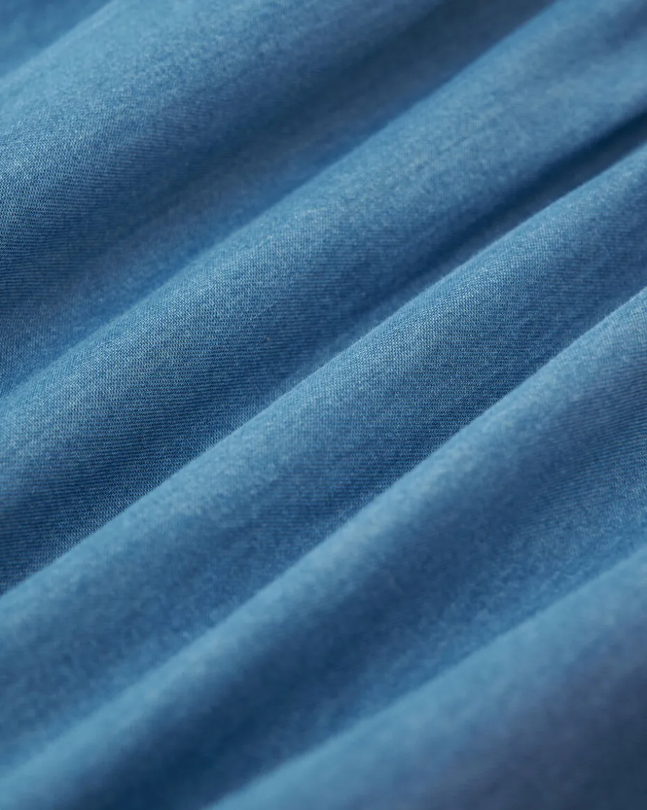 Baby Chambray Smocked Dress
